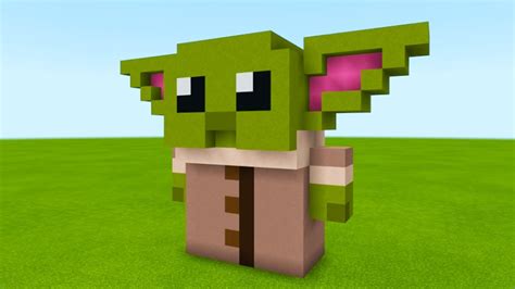 Minecraft Baby Yoda Pixel Art Easy : Art nouveau / building pack.