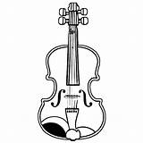 Violin Coloring Page · Creative Fabrica sketch template