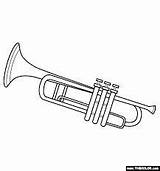 Trombone coloring Pages – Artofit sketch template