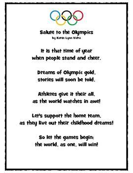 Salute to the Olympics | Kids olympics, Olympics, Olympics activities