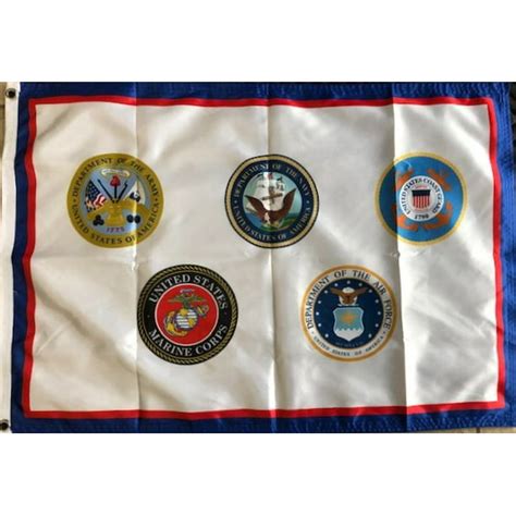 US Armed Forces Flag 2 Sided 2x3 All Military Branches - Walmart.com ...