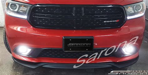 Custom Dodge Durango SUV/SAV/Crossover Front Lip/Splitter (2014 - 2020) - $450.00 (Part #DG-016-FA)