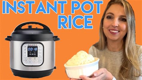 Instant Pot Long Grain White Rice : (Beginner Recipe using Jasmine rice) - YouTube