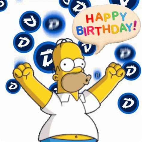 Homer Simpson Simpsons GIF - Homer Simpson Simpsons Happy Birthday - Discover & Share GIFs Beer ...