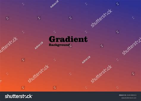 Gradient Orange Blue Background Stock Vector (Royalty Free) 2141300313 ...