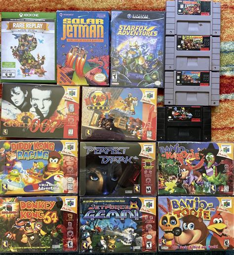 My well loved collection of Rare games. Rare has always been on my must ...