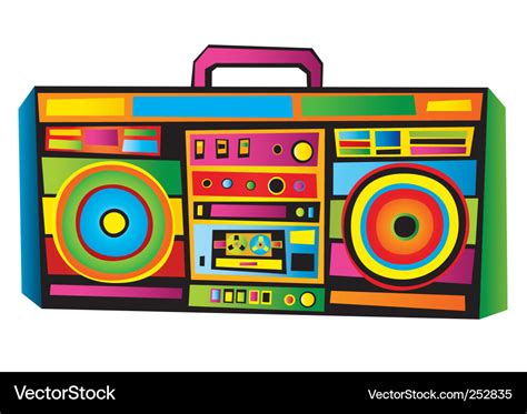 Boom box Royalty Free Vector Image - VectorStock