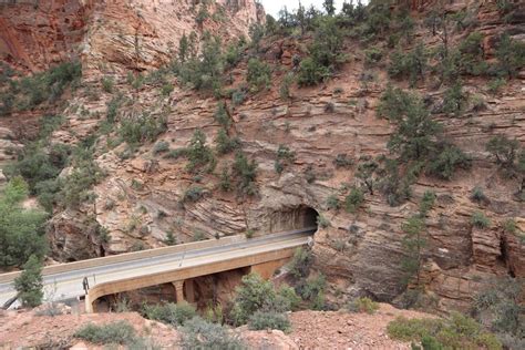 zion mount carmel tunnel from canyon overlook trail | X days in Y