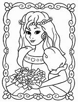Princess Coloring Pages  Kids sketch template