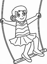Circus Acrobat And Trapeze Isolated Coloring Page 34328745 Vector Art  sketch template