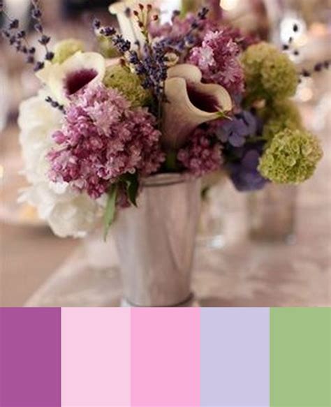 Wedding color palette, wedding colors, wedding themes | Lilac wedding ...