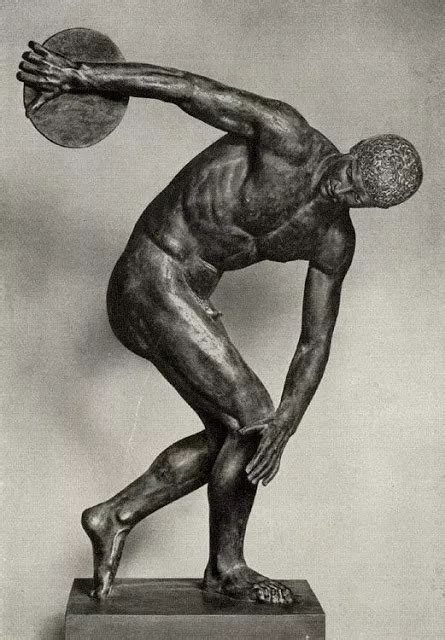 Art & Collectibles Sculpture Discobolus Myron Symbol of Olympic Games ...