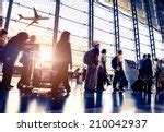 Free Image of Passengers in an airport terminal | Freebie.Photography