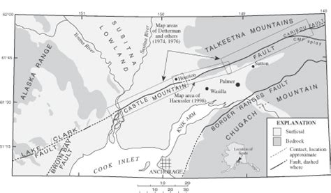 Alaska Faultlines Map