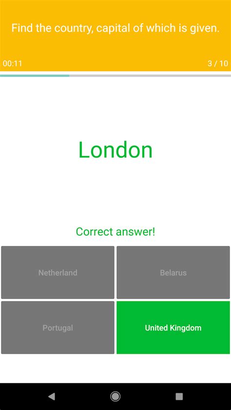 Europe Map Quiz - European Countries and Capitals for Android - Download