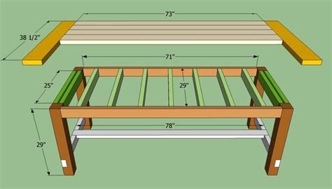 Farmhouse Table Plans To Build | How to build a farmhouse table |... | Bauernhaus küchentische ...