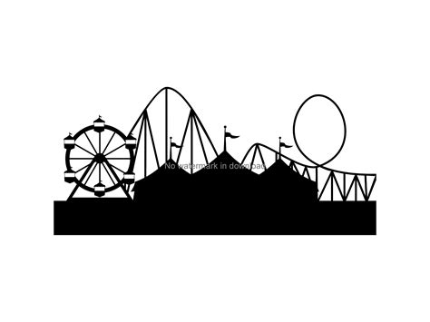 Amusement Park Svg Vector Files Amusement Park Files for - Etsy Ireland