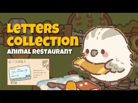 ANIMAL RESTAURANT LETTERS COLLECTION - YouTube