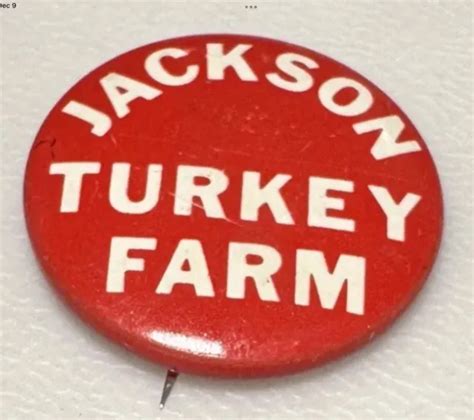 VINTAGE ARVADA COLORADO Jackson Turkey Farm Animals Farming Pin Pinback Button $39.99 - PicClick