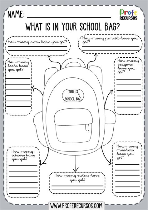 Worksheets About School - 68 фото