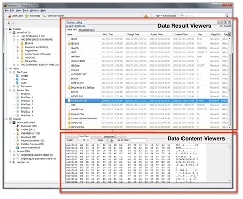 Autopsy: Developing Content Viewer Modules