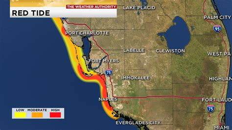 Southwest Florida red tide map for Aug. 31