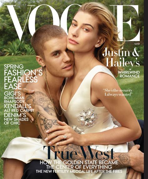 HAILEY and Justin BIEBER in Vogue Magazine, March 2019 – HawtCelebs