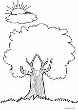 Free printable tree coloring Pages For Kids – Artofit sketch template