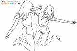 BFF Coloring Pages sketch template