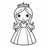 Dibujo De Dibujos Princesas Para Colorear En Blanco Y Negro PNG  sketch template