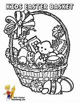 Easter Basket Coloring Pages Best For Kids sketch template