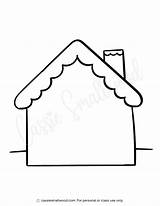 Gingerbread Blank Template Clipartmag Sketch Coloring Page sketch template