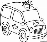Ambulance Coloring Pages 51 Free Printables  ColoringAll sketch template