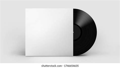 White Vinyl Album Template Mockup Stock Illustration 1746654635 ...