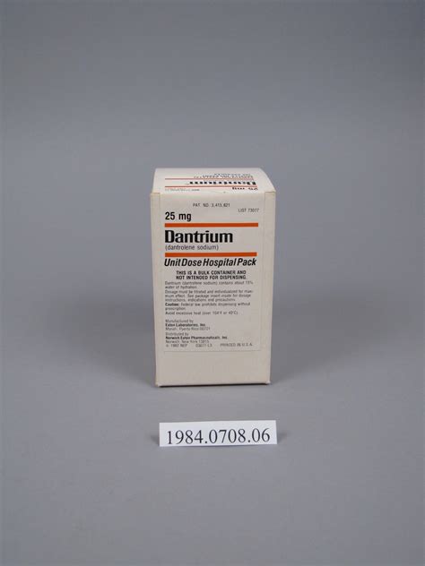 Dantrium 25 mg. | National Museum of American History