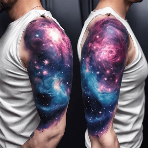 Space sleeve tattoo ideas photos