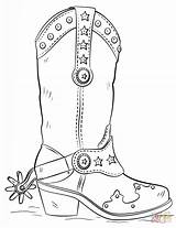 Cowboy Boot coloring Page  Free Printable Coloring Pages sketch template