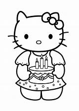 Hello Kitty Birthday Coloring Pages  Best For Kids sketch template