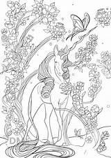 Hard Unicorn Coloring Page For Adults And Teens  Diy Magazinecom sketch template