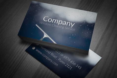 Window Cleaning Business Cards by BorceMarkoski on DeviantArt