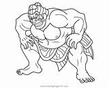 E Honda Street Fighter Coloring Page For Kids  Free sketch template