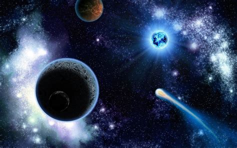 Planets and stars of space wallpaper | AllWallpaper.in #132 | PC | en