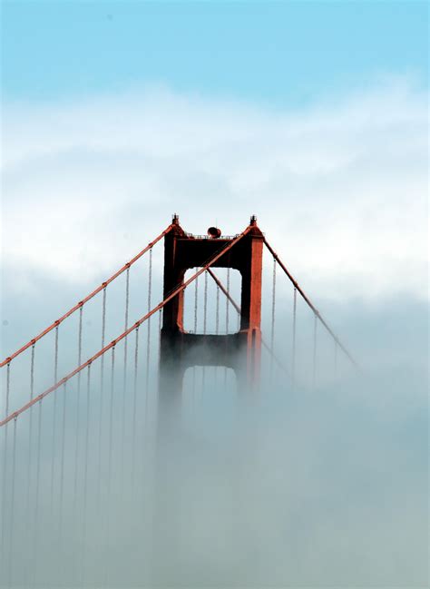 Free Images : sky, fog, sunlight, building, golden gate bridge, san francisco, suspension bridge ...