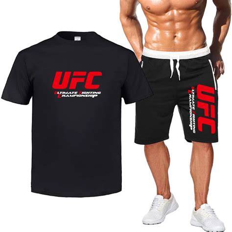 MMA UFC T shirt Ultimate Fighting Championship Cotton T Shirts O Neck T shirt Men Fashion brand ...