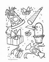 Birthday Party Coloring Pages  Home sketch template
