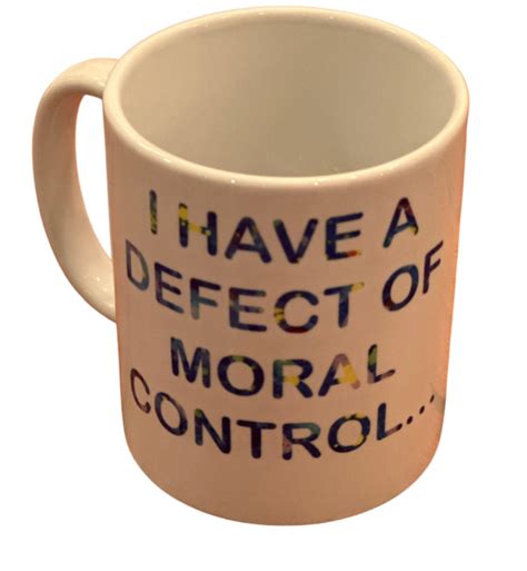 ‘DEFECT OF MORAL CONTROL’ mug - The ADHD Adults