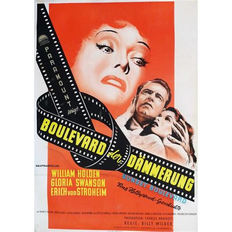 Original 1950 "Sunset Blvd" Movie Poster ||TFTMMelrose | Movie posters ...