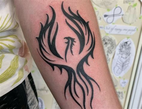 Tribal Phoenix Tattoo By Troublestripe On Deviantart - vrogue.co