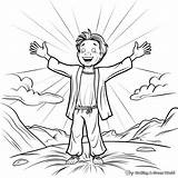 He Is Risen Coloring Pages  Free & Printable sketch template