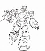 Transformers g1 coloring Pages sketch template